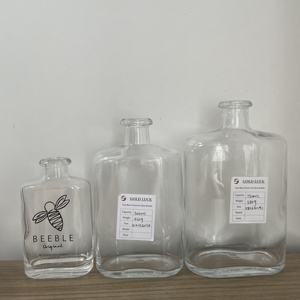 Botellas de Vidrio al por Mayor de 200ml, 500ml y 750ml para Envasar <span class=keywords><strong>Miel</strong></span>, Whisky, <span class=keywords><strong>Ron</strong></span> Oscuro, Brandy, <span class=keywords><strong>Licor</strong></span> de Arce, Vodka, Ginebra, Tequila y Aromas - Product Image 4