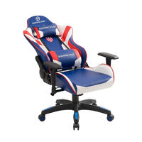 Chaise de jeu ergonomique pivotante de haute qualité, inclinable, réglable en hauteur, convertible, en cuir rafraîchissant, avec mousse à mémoire de forme, pour joueurs