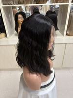 Perruques chinoises en dentelle HD en gros, vierges, pré-épilées, avec ligne de cheveux naturelle, sans colle, transparentes, respirantes, petites