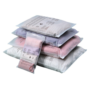Custom Size Logo Pe Plastic Kleding Ziplock Ziplock Rits Tassen Voor Kleding - Product Image 4