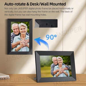 FRAMEO 10.1 Inch <b>WiFi</b> Digital Photo Frame 32GB Memory Auto-Rotate Portrait & Landscape, Share Pictures Videos Via Frameo App - Product Image 3
