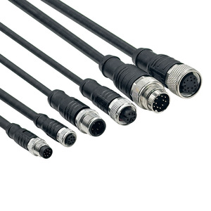 Conector Impermeable M12 de 4, 5, 8 y 12 Pines, Enchufe de Cable para Sensor Industrial con Carcasa Redonda de Nailon, IP65, Macho y Hembra - Product Image 1
