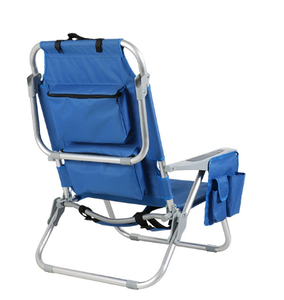 Chaise inclinable pliante portable de haute qualité Logo personnalisé essentiel pour les visites autonomes pour le camp de plage Matériau métallique durable - Product Image 5