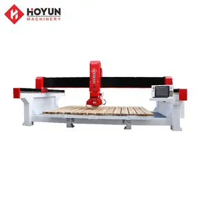 Hongyi 5 ציר גשר מסור אבן חיתוך מכונה 5 ציר Cnc גשר ראה שליש וגרניט