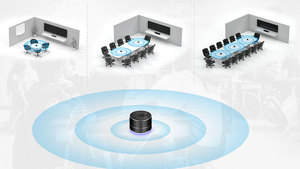 会议扬声器电话扩展麦克风视频会议设备RF5.8G RF2.4G声音无线系统 - Product Image 5