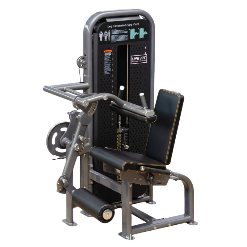 Seated leg extension flexion trainer
