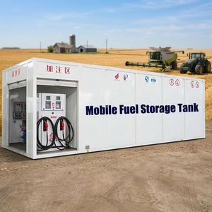 <span class=keywords><strong>Station</strong></span> de remplissage de carburant mobile JING CAI - Conteneur portable d'essence et de diesel en acier, construction robuste, longue durée de vie - Product Image 3