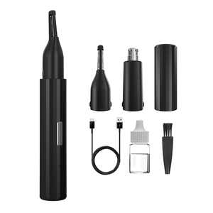 3 in 1 rasoio elettrico <span class=keywords><strong>per</strong></span> sopracciglia rasoio rotondo ricaricabile <span class=keywords><strong>per</strong></span> orecchio <span class=keywords><strong>e</strong></span> <span class=keywords><strong>naso</strong></span> tagliacapelli elettrico in acciaio inossidabile ricaricabile <span class=keywords><strong>per</strong></span> uomo - Product Image 4