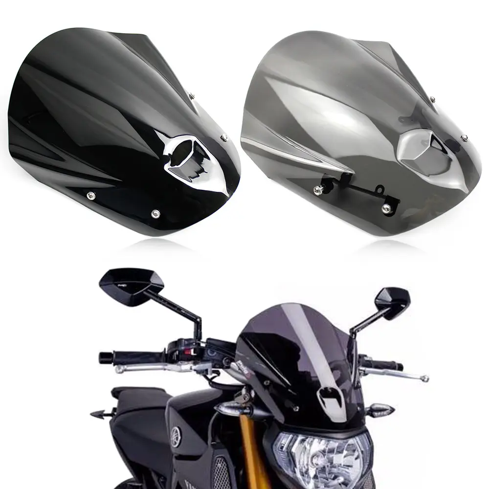 WindShield Windscreen XXUN Peças Da Motocicleta do transporte do Vento Defletor para Yamaha MT09 FZ09 MT 09 FZ 09 MT-09 FZ-09 2013 2014 2015 2016