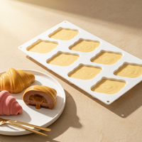 Nouveau moule en silicone de qualité alimentaire pour gâteau croissant, mousse au chocolat, style français, pour la cuisine domestique, outils de cuisson 2026