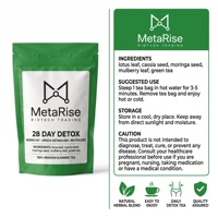 Thé Détoxifiant Herbal Minceur 28 Jours pour Adultes Sans Gluten Favorise le Confort Digestif et le Soutien Immunitaire