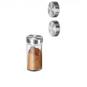 Boîte à outils d'assaisonnement métallique tout-en-un avec support rotatif Solution de stockage pratique - Product Image 1