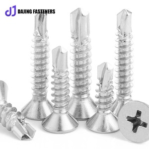 Wholesale 410 Stainless Steel Flat Head Drill Tail Wire Dovetail <strong>Self</strong>-<strong>Tapping</strong> <strong>Screws</strong> M3.5/M4.8 Fine Metric Cross Countersunk - Product Image 2
