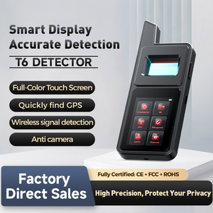T6 Alarma Personal Portatil Escaner <strong>Camara</strong> Anti-Espias Buscador Radiofrecuencia Detector Multifuncional De Senal RF Inalambrico - Product Image 1