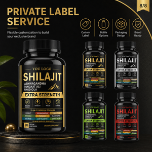 Capsules de Shilajit Extra Fort, Ashwagandha, Tongkat Ali, Rhodiola et Acide Fulvique – Pure Formule Végétale Herbacée de l'Himalaya – Meilleures Ventes pour la Santé - Product Image 6