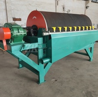 Laboratoriumschaal ijzererts natte elektromagnetische slurry mineraalrecyclinginstallatie palletversnipperaar magnetische scheider transportband