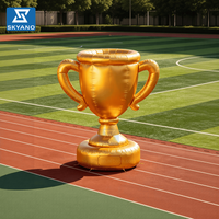 Trophée gonflable géant, trophée doré géant gonflable, peut être utilisé pour les cérémonies de remise des prix