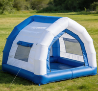 Tente bulle géante gonflable pour événements, camping, maison, avec ventilateur intégré, étanche, alimentée par prise, publicité numérique