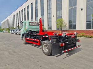 Camion à ordures à bras hydraulique 4x2 avec chargeur arrière, moteur diesel, prix usine, pour le nettoyage urbain des déchets - Product Image 4