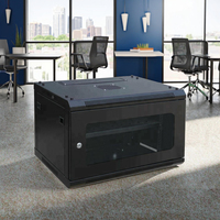 Meilleur rack de serveur de 19 pouces, profondeur 600 mm, 4U 22U, armoire réseau murale en acier SPCC en stock