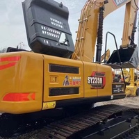 حفارة زاحفة مستعملة من نوع SANY SY235H بوزن 23 طن، محرك إيسوزو أصلي، بحالة جيدة، آلة حفر مستعملة، معدات بناء متوفرة في المخزون