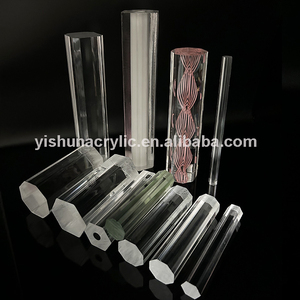 Varilla poligonal acrílica personalizada Material plástico PMMA Barra acrílica de varios lados - Product Image 4