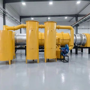 Machine de pyrolyse de biomasse VEERA BP100C, transforme les déchets de biomasse en charbon de bois, haute efficacité, capacité de 10 à 20 tonnes/jour, 300-550°C - Product Image 1