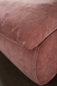 أريكة قطاعية بمقعد واحد من الفوم للشقق أو الفنادق، مقاعد قماشية مستطيلة معبأة بالتفريغ لغرفة المعيشة - Product Image 4