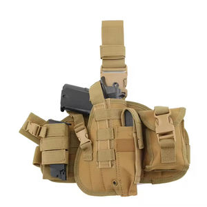 उच्च गुणवत्ता वाले आउटडोर टिकाऊ छलावरण जांघ पैर होल्स्टर सामरिक कमर लेग पाउच समायोज्य खेल चल रहे शिकार लेग पैक - Product Image 2
