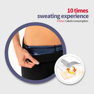 Individuelles Label Saunaanzug für Damen Gewichtsabnahme Sweat-Anzüge Fitnessstudio Training Übung Saunajacke Hosen ganzkörper