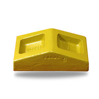 Pièces de rechange robustes pour compacteur 2V7053, 3,46 kg, pour engins de construction, dents de fonderie haute résistance