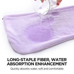 <span class=keywords><strong>Serviette</strong></span> <span class=keywords><strong>de</strong></span> Visage Respirante en Velours Corail Simple Couche, Lingettes en Microfibre Multicolores, Serviettes <span class=keywords><strong>de</strong></span> Bain Ultra Douces pour la Maison - Product Image 3
