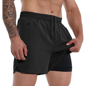 Pantalones Cortos Deportivos Casuales de Rendimiento, Ajuste Delgado, Secado Rápido, Tela Elástica Ligera, Ropa Deportiva para Hombre, Entrenamiento al Aire Libre de Verano - Product Image 2