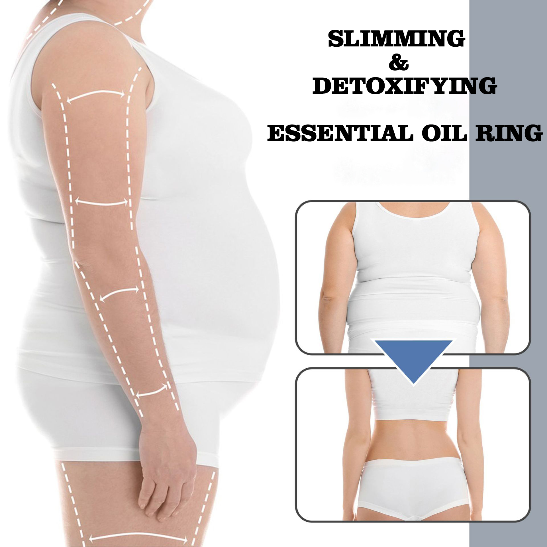 hot selling super slim slimming & detoxifying nose essential oil ring