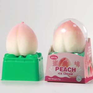 Bán Buôn Trái Cây Hình Dulce De Leche Đào Ice Cream Halal Internet Nổi Tiếng Virus Miễn Phí Ice Cream Đóng Gói Trong Hộp - Product Image 1