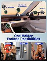 Support de chargeur de voiture sans fil en gros, ventouse magnétique à charge rapide 15W, rotation 360° °   Rotation, logo personnalisé pour tous les smartphones