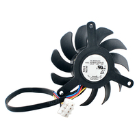 KFB0512SA-00 45mm Jarak Lubang 39x39x39mm Dua Bantalan Bola 7.92CFM DC12V 0.20A Kipas Pendingin 4-pin untuk Grafis T1000 T400 T600