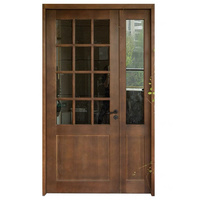 Porte en bois massif, teck, chêne, noyer, placage de bois naturel, grain de bois, portes de luxe à double ouverture, porte intérieure pour maisons, hôtels, villas