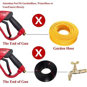 赤いロングカーウォッシャーウォーターガンフォームフォームピストル（ホルスター付き）高圧スプレーガン - Product Image 6