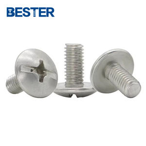 Paslanmaz çelik 304 316 tam iplik phillip-slot Pan kafa köpek noktası Taptite M2 iplik oluşturan plastik vida ve bağlantı elemanları - Product Image 3