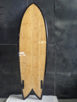 Fibre de verre époxy classique à double aileron, petite vague planche de surf queue de poisson