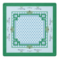 Tapis de mahjong en caoutchouc naturel, tapis de table antidérapant, réduction du bruit, tapis de jeu de cartes de poker, logo personnalisé