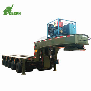 Rimorchio da costruzione modulare Multi assali per trasporto semirimorchio modulare SPMT battello rimorchio idraulico utilizzato - Product Image 1