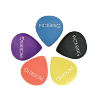 Plectre de guitare acoustique, épaisseur de 0,46 mm à 1,5 mm, en celluloid, Delrin, ABS, nylon, logo OEM, plectre de guitare