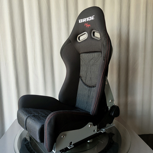 Asientos Deportivos Recaro Bride BR10-Black1, Duraderos, Universales para Automóviles, con Doble Deslizador, Material de Terciopelo, Modificados - Product Image 2