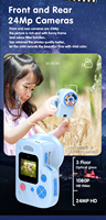 Nouveau design P6 projecteur vidéo pour enfants HD 1080P 2500mAh 2 pouces lampe LED écran couleur coloré histoire raconter et photographie Machine