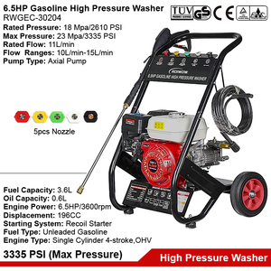 Promotion : <span class=keywords><strong>Nettoyeur</strong></span> <span class=keywords><strong>Haute</strong></span> <span class=keywords><strong>Pression</strong></span> à Essence 6,5 CV <span class=keywords><strong>pour</strong></span> Voitures et Surfaces – Laveuse à Jet d'Eau <span class=keywords><strong>pour</strong></span> Nettoyage Automobile - Product Image 3