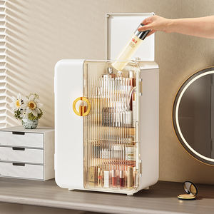 BERRY <span class=keywords><strong>AVE</strong></span> Organizador de Cosméticos de Plástico Transparente Estuche de Exhibición para Cosméticos Soportes para Maquillaje Organizador de Maquillaje Soporte para Productos de Cuidado de la Piel BT-406 - Product Image 6