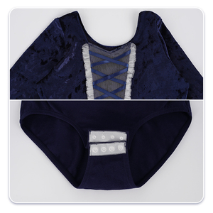 उच्च गुणवत्ता वाले मखमली नृत्य पोशाक बच्चों के साथ बैलेट लयार्ड लड़कियों राजकुमारी पोशाक - Product Image 5