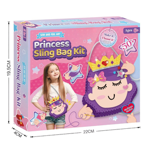 Sac de loisirs créatifs DIY magique Princesse : Jouets de couture et de tissage amusants et sans désordre – Cadeau d'anniversaire pour filles et garçons - Product Image 5